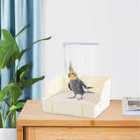Built-in Filter Electric Bird Bath Fountain USB Powered Automatic Bird Shower Suction Cup Base Pet Supplies