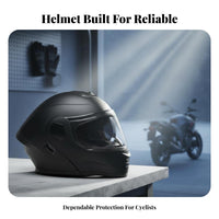 Modular DOT Certified Flip-up Full Face Helmet Removable and Washable Liner Guarding Headwear for Men, Women, Road Riding, Traveling