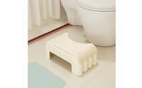 Anti-Slip Toilet Stool Compact Toilet Footstool Stable Squatting Stool Space-Saving for Family