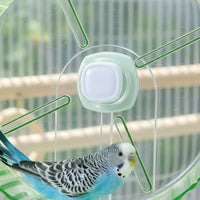 Bird Running Wheel Smooth Rotation Parrot Exercise Wheel Non-Slip Surface Silent Bird Rotator