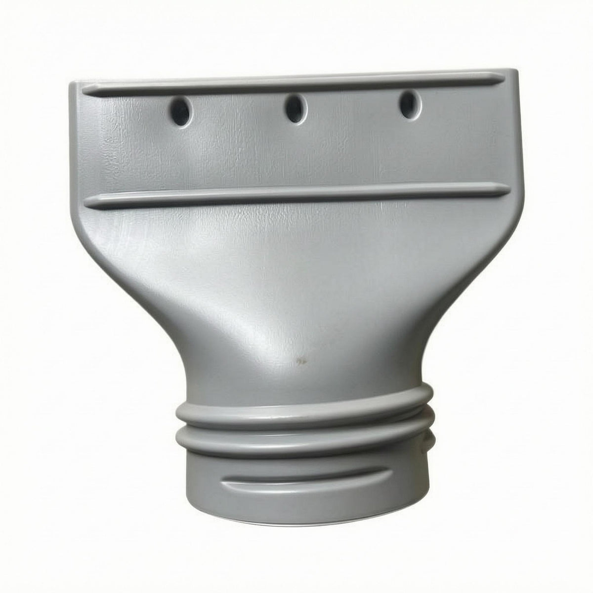 Flat-Mouth Exhaust Duct Connector Raised Rib Air Conditioning Exhaust Vent Adapter Material Air Conditioning Duct Adapter