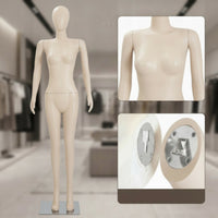 Female Display Mannequin Slim Female Mannequin Commercial-Grade Stable for Boutiques, Shop Window, Clothing Store