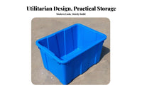 Rolling Utility Tub With casters Mobile Storage Large Capacity Multipurpose for Logistics Staff
