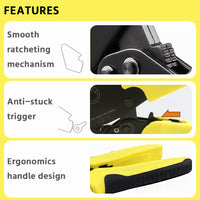 Ratchet Wire Crimping Tool for Insulated Terminals 0.08-16mm²