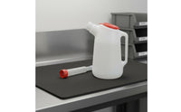 Long Spout Oil Can Leak-Resistant Cap Graduated Oil Dispenser Resistant Graduated Pitcher with Flexible Spout for Mechanics, Auto Repair, Garage