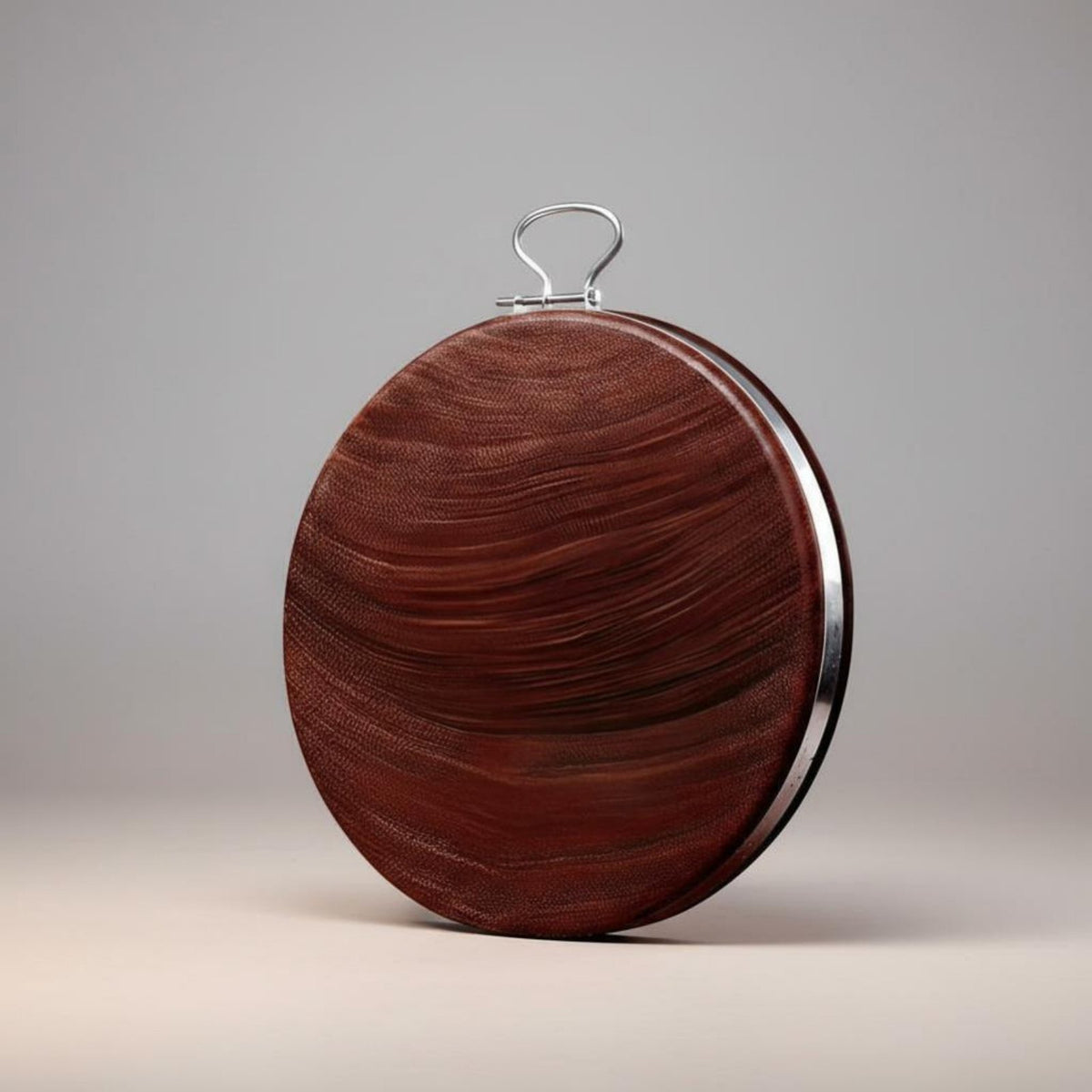 Sturdy Ironwood Cutting Board, Round, Thick, Double-Sided, Easy to Clean