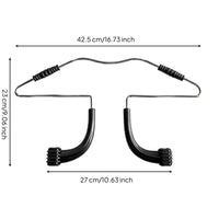 Car Headrest Clothes Hanger Multi-Functional Vehicle Seat Back Coat Rack Easy Installation Headrest Mount Clothes Bar for Business Commuters