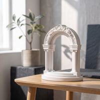 Waterproof Roman Column Aquarium Decor Realistic Roman Column Aquarium Ornament Small Miniature Archway Decorative for Tabletop Display