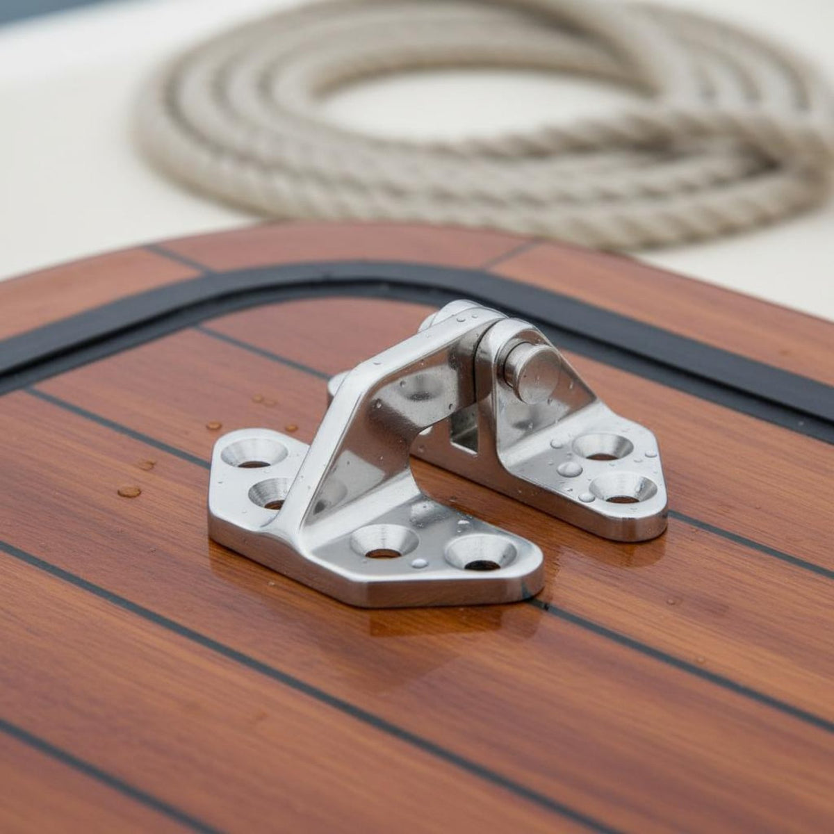 RV Door Hinge Thickened Design Professional Equipment Hinge Mirror Polished Finish for Power Cabinets
