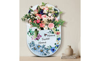 Decorative Mailbox with Lock Outdoor Letterbox with Key Sturdy Wall Mount Mailbox Rust-Proof for Entryway