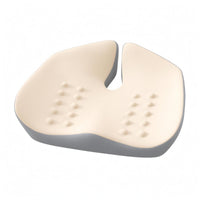 Hollow Central Coccyx Cutout Cushion Removable Cover Memory Foam Seat Cushion Washable Chair Pad Breathable for Office Seating, Long Sitting
