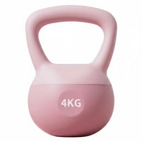 Floor Friendly Soft Kettlebell Comfortable Grip Glute Training Weight Shock-Proof Base Sand Filled Weight Odorless for Women, Beginners, Men, Home, Workout, Gym