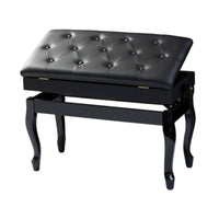 Paired Piano Bench Padded Adjustable Piano Bench Cushioned Seat for Music Studio
