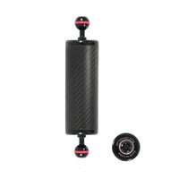 Carbon-Fiber Buoyancy Arm Black Weave Underwater Camera Buoyancy Arm Buoyant for Dive Rig