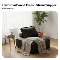 Tofu Cube Seat Combinable Design Connectable Seating Space Saving Floor Sofa for Apartment Dwellers, Young Adults, Bedroom, Lounge Area