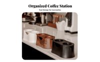 Espresso Tamper Station Universal Fit Espresso Tamping Station Portafilter Holder Stand Easy to Clean Coffee Portafilter Stand