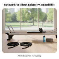 Pilates Reformer Rope Reinforced Loop Pilates Reformer Pull Rope Fitness Equipment Part Easy to Install for Home Gym Users