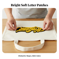 DIY Embroidered Letter Applique Decorative Towel Embroidery Word Embroidery Clothing Repair for Crafters, Crafting, Mending Clothes