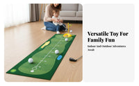 Parent-Child Interactive Kids Golf Set Develops Hand-Eye Coordination Children's Golf Playset Skill-Building for Preschoolers, Toddlers