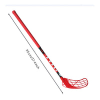 Carbon Fiber Floorball Stick PU Grip Wrap Openwork Blade Floorball Stick