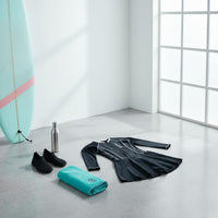 Long Sleeve Aquatic Dress Slimming Design Long Sleeve Single Piece Swimsuit Skirted Protective Swimwear Quick-Drying Full