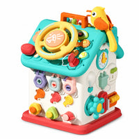 Interactive Busy House Multifunctional Busy Board House Tabletop Basic Life Skills for Toddlers