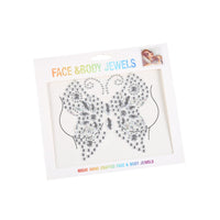Crystal Torso Chest Stickers, Acrylic Skin Decals, Party Face & Torso Jewels, Handmade, Assorted Designs