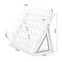 60-Hole Wooden Sewing Thread Storage Rack