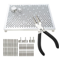 Wire Bending Jig  Metal Wire Forming Board with Pins Versatile Fixture with Steel Pins for Crafters, Beading