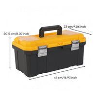 Plastic Tool Storage Case Sturdy Double-Layer Tool Storage Case Rectangular