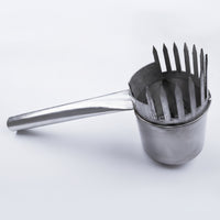 Stainless Steel Fruit Picker with Metal Cup Toothed Fruit Picker Rust-Resistant Tool Manual for Harvesting