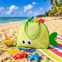 Marine creatureShaped Beach Bag Translucent Cartoon Fish Carry Bag Children's Outdoor Gear Shoulder Straps Quick-Dry