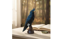 Songbird Figurine Feathered Bird Figurine with Feathers Handmade Artificial Bird for Photographers, Teachers