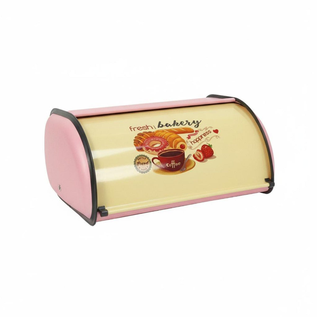Bread Storage Container Keeps Preserved Longer Roll Top Bread Storage Container Countertop Pastry Container Long-Lasting Iron