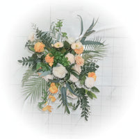 Artificial Floral Arrangement Wilt Wedding Flower Arrangement Pre-Made Faux Flower Runner for Event Planners, Photo Backdrop
