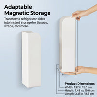 Cabinet and Refrigerator Organizer for Students, Wall-Mounted Paper Towel Holder for Kitchen, Adjustable Width Roll
