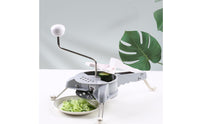 Countertop Rotary Vegetable Cutter Detachable Manual Kitchen Cutter Sturdy Premium for Salad Preparation