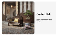 Chinese design Design Ornately Carved Couch set All-Season Use Multi-Piece Couch Set robust Construction Living Room Furniture Sturdy frame for Homeowners, Cultural admirers, Apartment Dwellers, Formal Sitting Area, Reception Hall, Home, Office