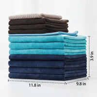 High Absorbency Microfibre Cloth and Microfibre Towel, Assorted Cleaning Cloths for Kitchen and Glass, Lint and Streak Car Care