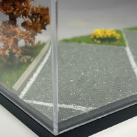 USB Powered LED Parking Lot Display Scene Box Stackable Design Dustproof Model Car Garage 1/64 Scale Car Display Case