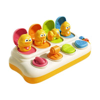 Fine Motor Spring-up-up Toy with Animals Hand-Eye Coordination Spring-up-up Toy Tactile Sensory for Babies, Toddlers, Playroom, Nursery