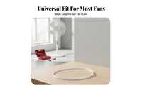 Fan Grill Retaining Band Universal Fit Electric Fan Cage Fastener Thickened Design Appliance Part for Repair Technicians, Office, Bedroom, Living Room
