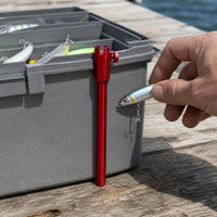 Aluminum Alloy Fishing Bait Plate Holder Rod for Tackle Box and Chair