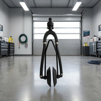 Reinforced Dual Tube Motor Flusher Curved Tubing Outboard Motor Flusher Hose Connection
