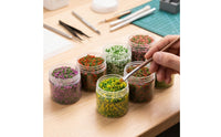 Tree Powder with Flocking Fine-Textured Miniature Flocking Realistic Miniature Grass for Craft Scenery