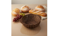 Multifunctional Double Ear Basket Tray Easy to Carry Woven Bread Basket Decorative for Living Room, Tabletop, Bakery Display