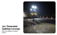 Power-Storing Illuminating Task Complete Panoramic Lighting Degree Lighting Adjustable Tripod Floodlight Sturdy Portable Emergency Light