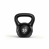 Hex Kettlebell Fitness Equipment Non-slip Handle Rubber Molded Base Ergonomic Grip Compact Space Saving Design Suitable for Full Body Workouts Home Gym Men and Women