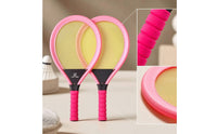 2 Pieces Non-Slip Kids Tennis Racket Set Large Tennis Racket Toy Lightweight Racquet Sturdy for Children