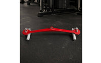 Cables Machine Grip Set Knurled Grips Lat Pulldown Attachment Set Heavy-Duty Construction 360 Rotating Lat Bar for Home Gym